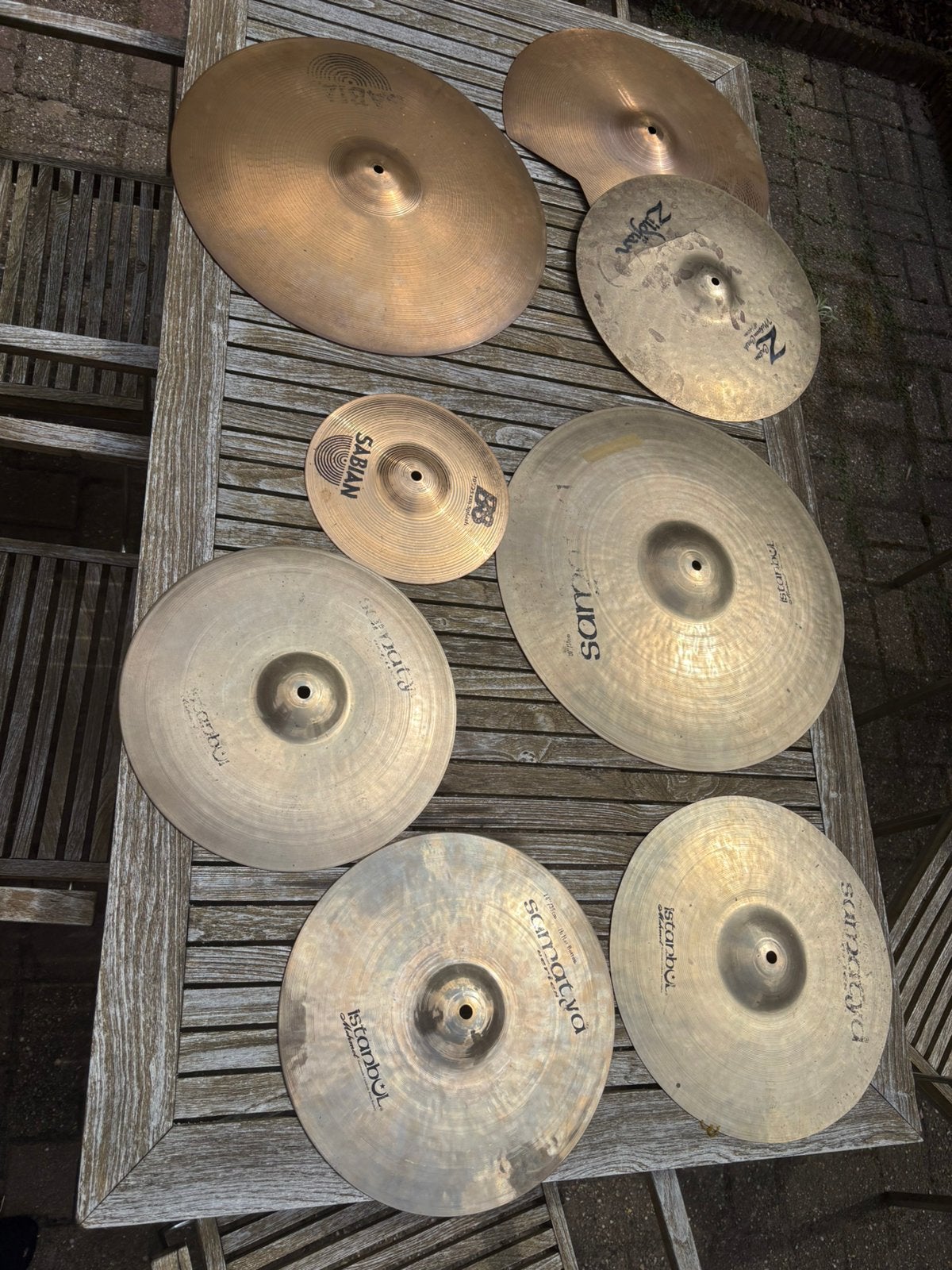 Mehmet Istanbul, Sabian, drumbekkens & accessoires, Muziek en Instrumenten, Drumstellen en Slagwerk, Ophalen, Gebruikt