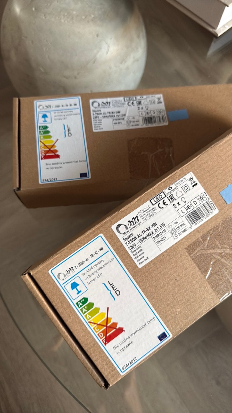 2 x HLT Square LED meubelverlichting – nieuw in doos, Ophalen, Zo goed als nieuw