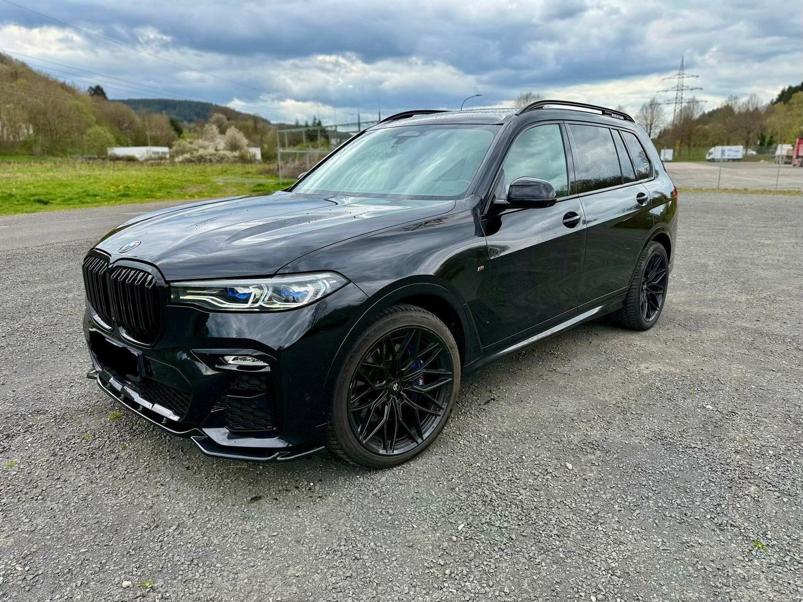 BMW X7 M50D 6 zitplaatsen, Auto's, BMW, Automaat, 4 deurs, Zwart, Leder