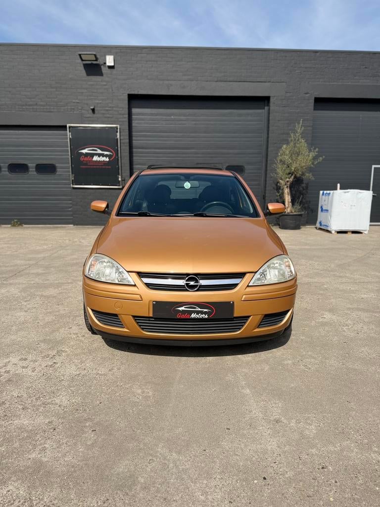 OPEL CORSA | 1.2 BENZINE | 2005 | 98000 KM | AUTOMAAT, Auto's, Automaat, Zwart, Overige kleuren, Bedrijf