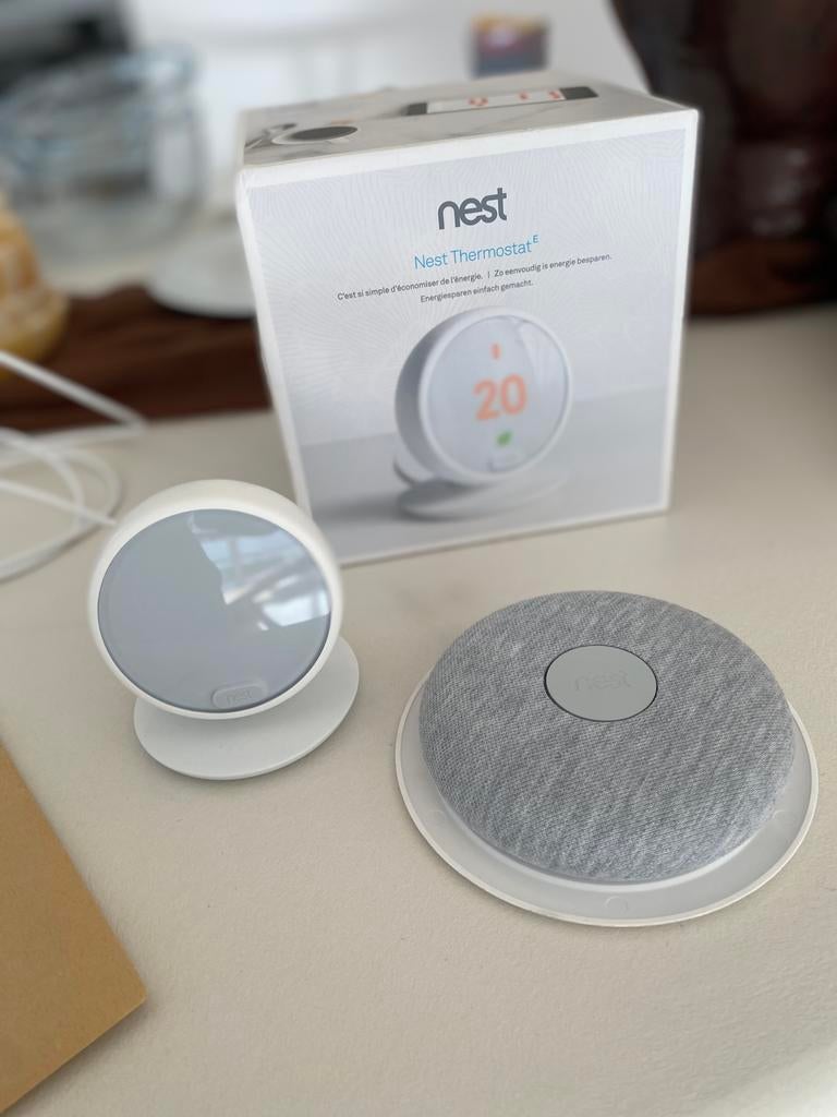 Google Nest Thermostat E – très bon état, Bricolage & Construction, Thermostats, Comme neuf, Thermostat intelligent, Enlèvement