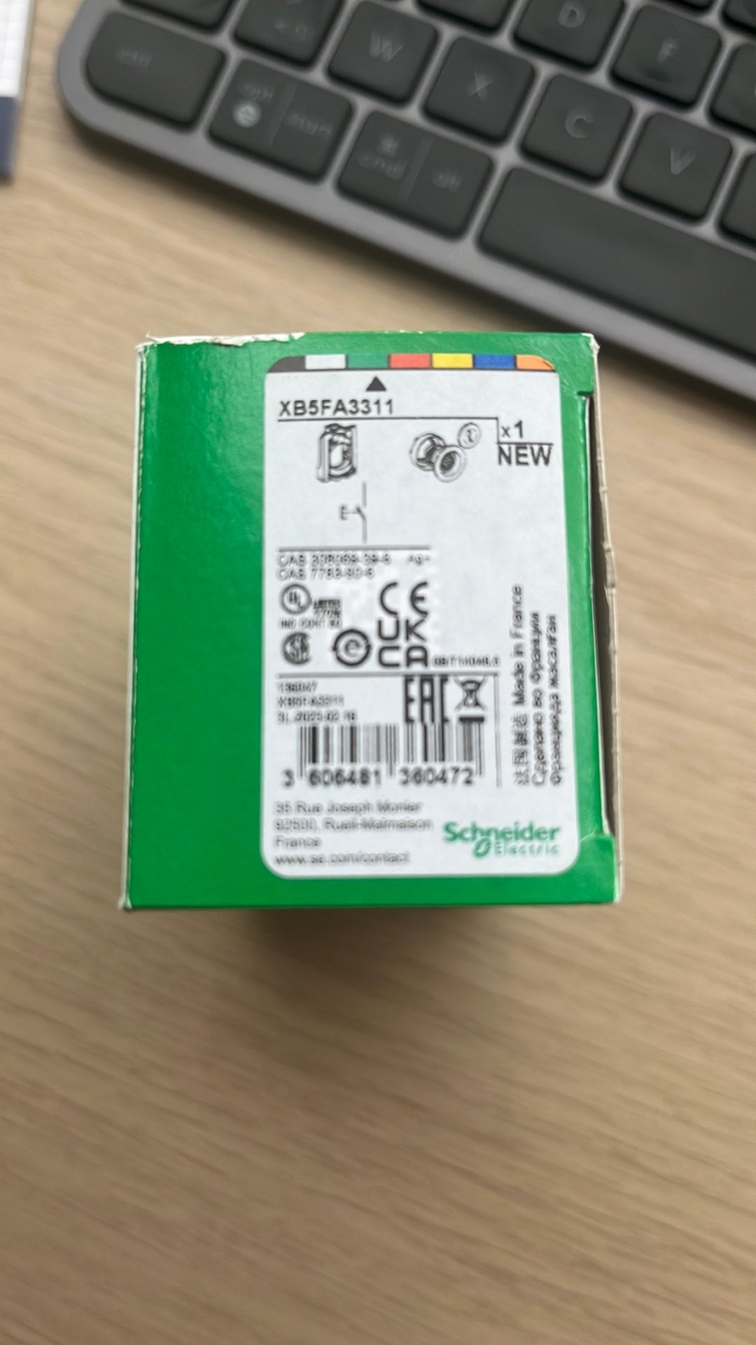 Schneider XB5 drukknop, Ophalen, Zo goed als nieuw