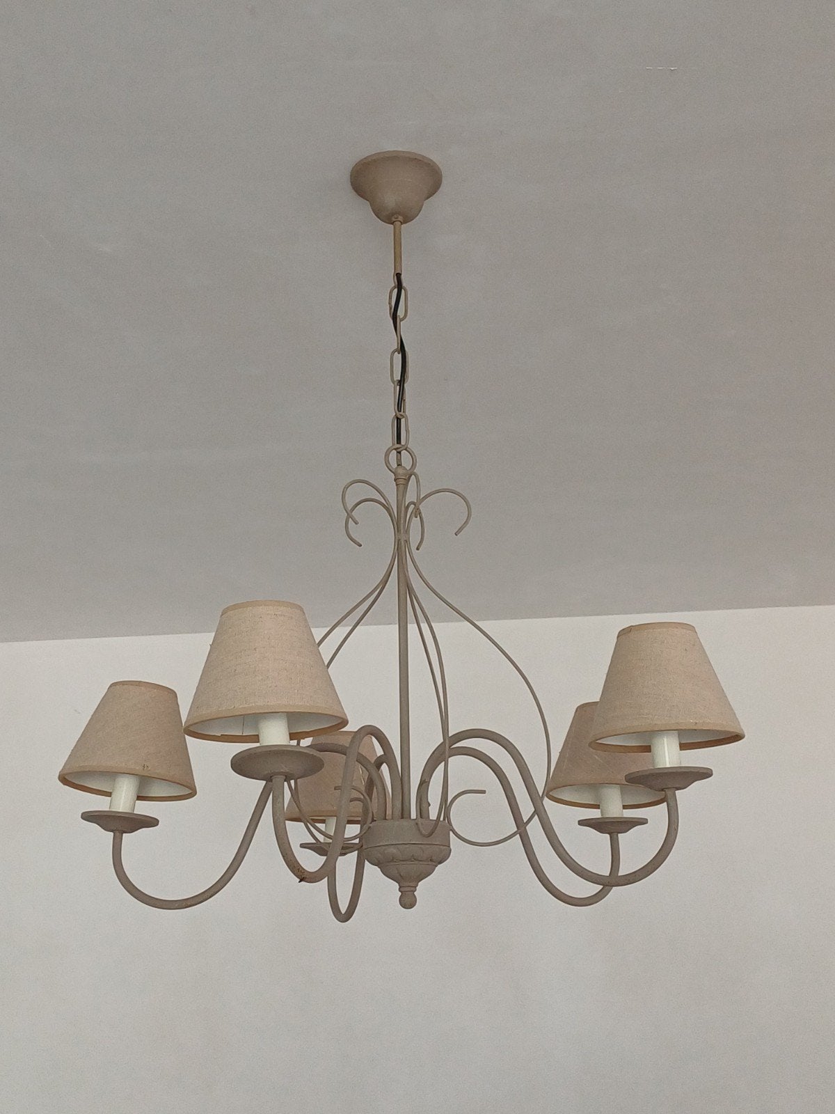 2 Lusters + lampen, Huis en Inrichting, Lampen | Kroonluchters, Ophalen