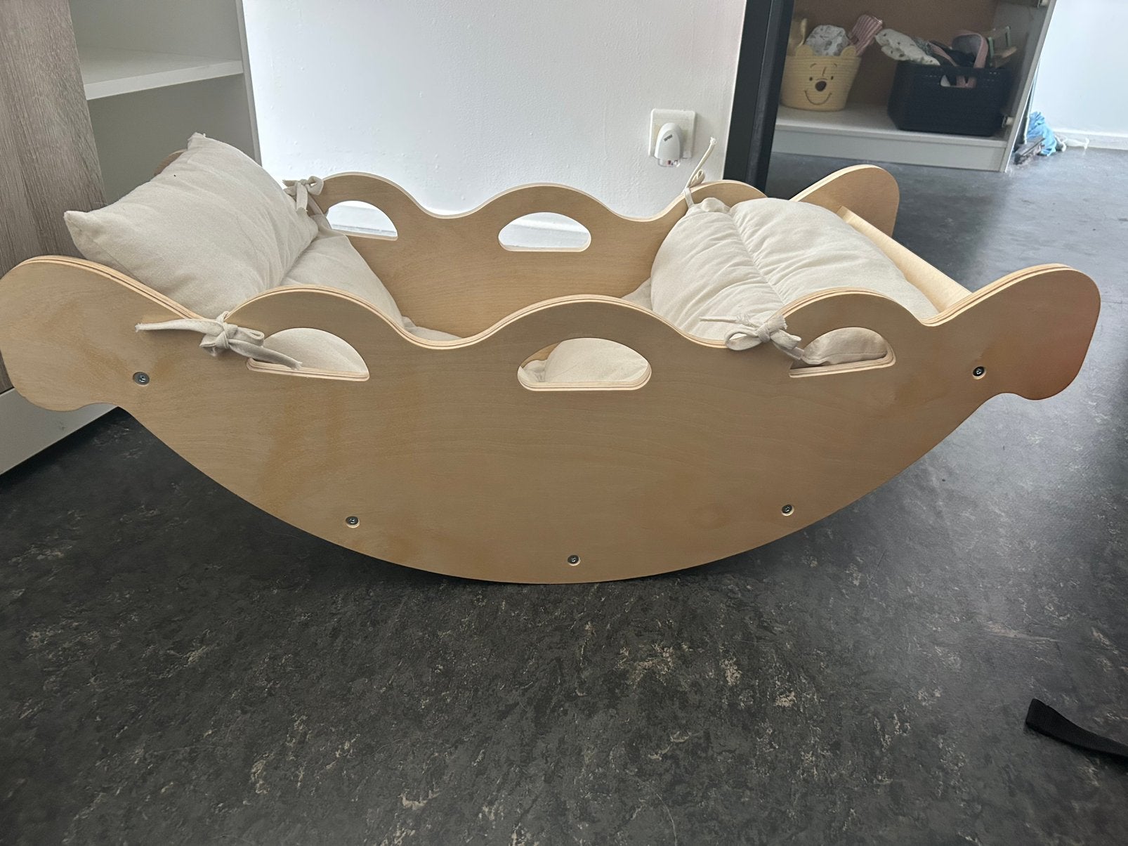 Houten wieg, Ophalen, Zo goed als nieuw