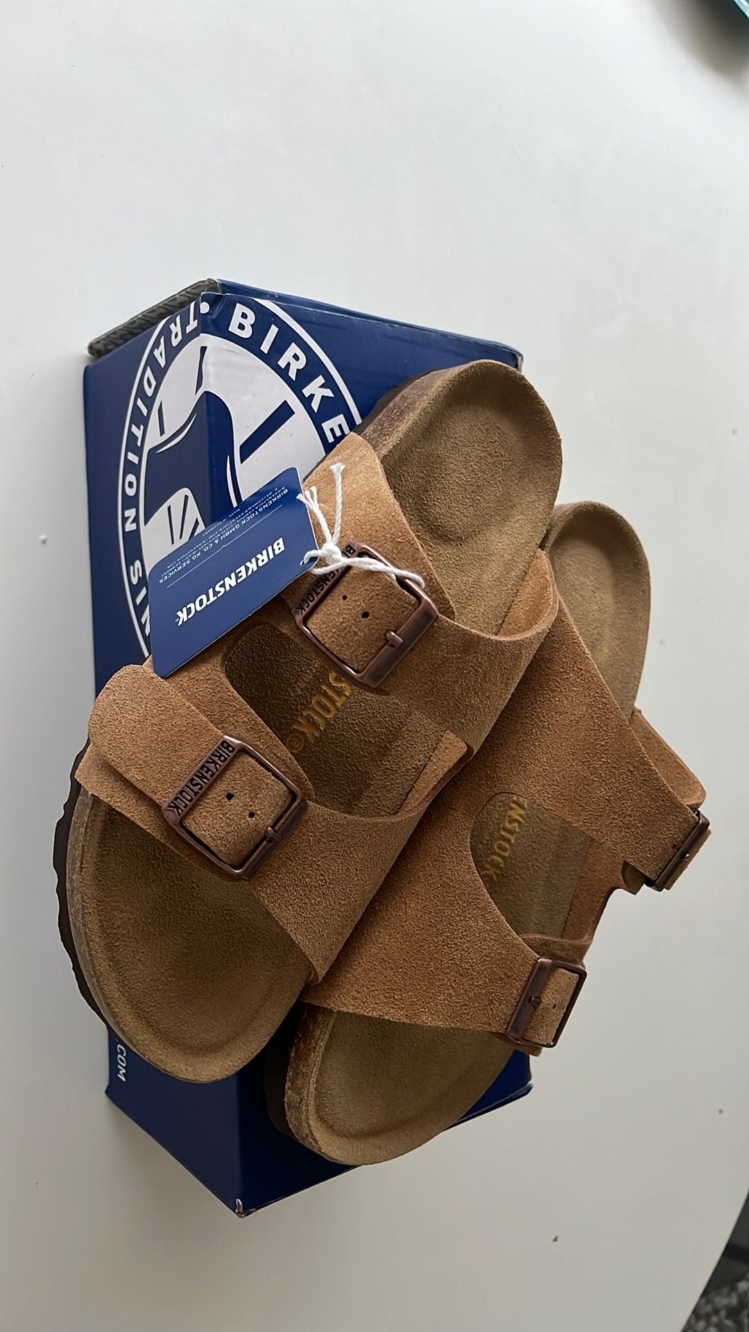 Birkenstock slippers Arizona, Slippers, Beige, Nieuw, Ophalen of Verzenden