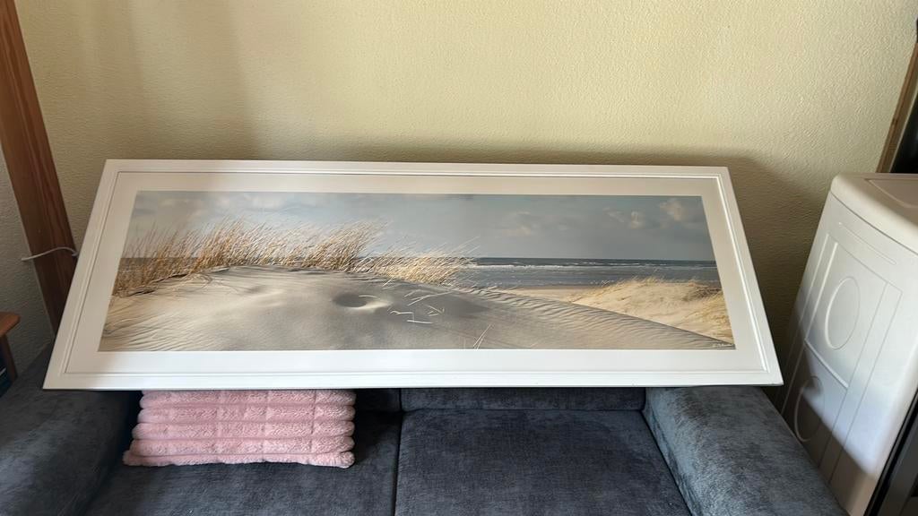 grote kader met foto van de zee, 155 x 55, Huis en Inrichting, Ophalen, Zo goed als nieuw