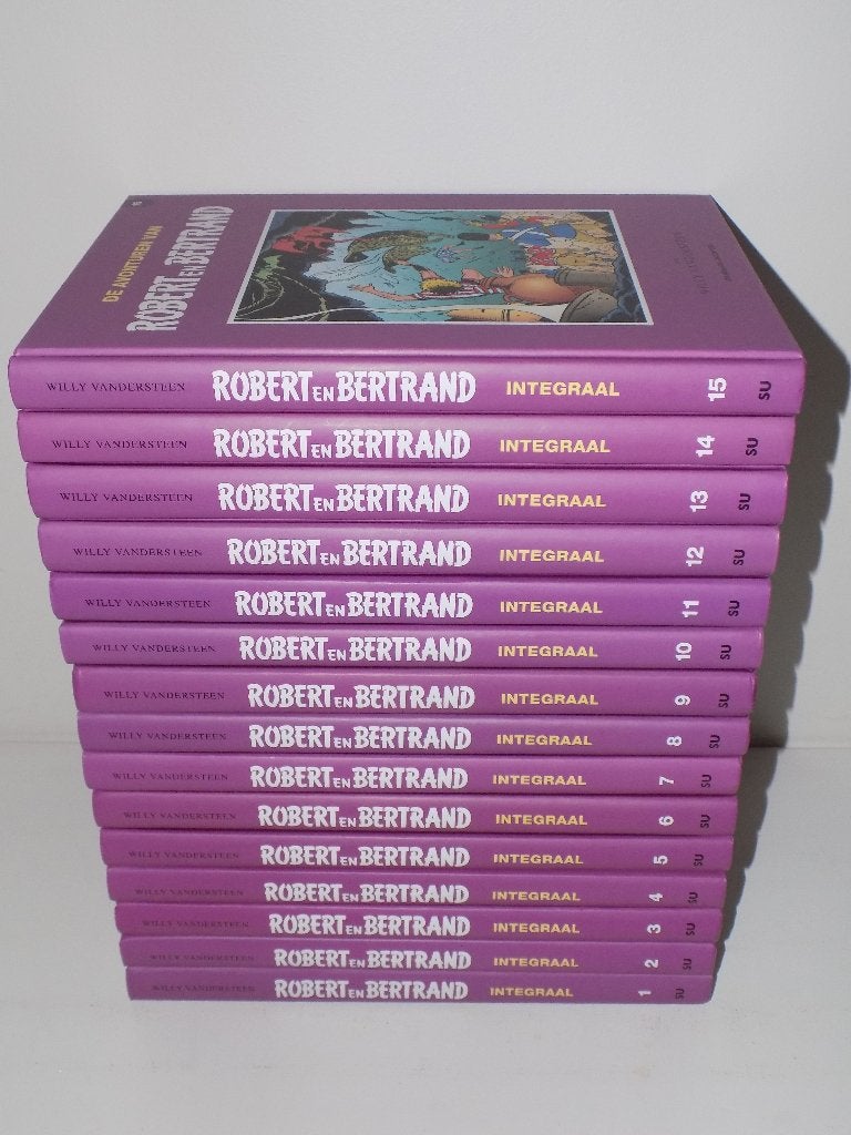 Robert en Bertrand ~ Complete serie Integrale HC's 1 t/m 15, Série complète ou Série, Envoi, Neuf, Vandersteen, Willy (Wirel, Bobs, Wil, Mik, Pim, Kaproen, ...)