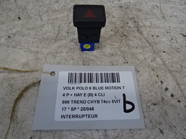 SCHAKELAAR Volkswagen Polo VI (AW1) (2G0953509), Gebruikt, Volkswagen