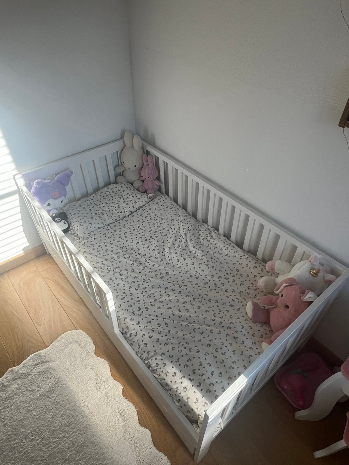 Lit enfant de 140 cm / 70 cm, Sommier à lattes, 70 à 85 cm, Enlèvement, Utilisé