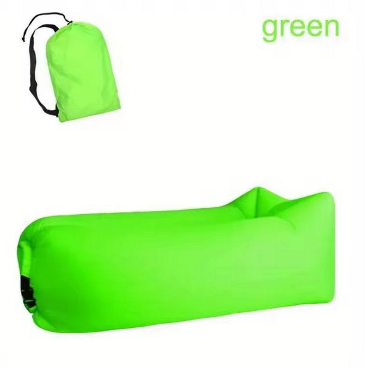 Air Lounge Pouf (strandstoel voor festivals) POP GREEN, Tuin en Terras, Ligbedden, Ophalen, Zo goed als nieuw, Kunststof, Verrijdbaar