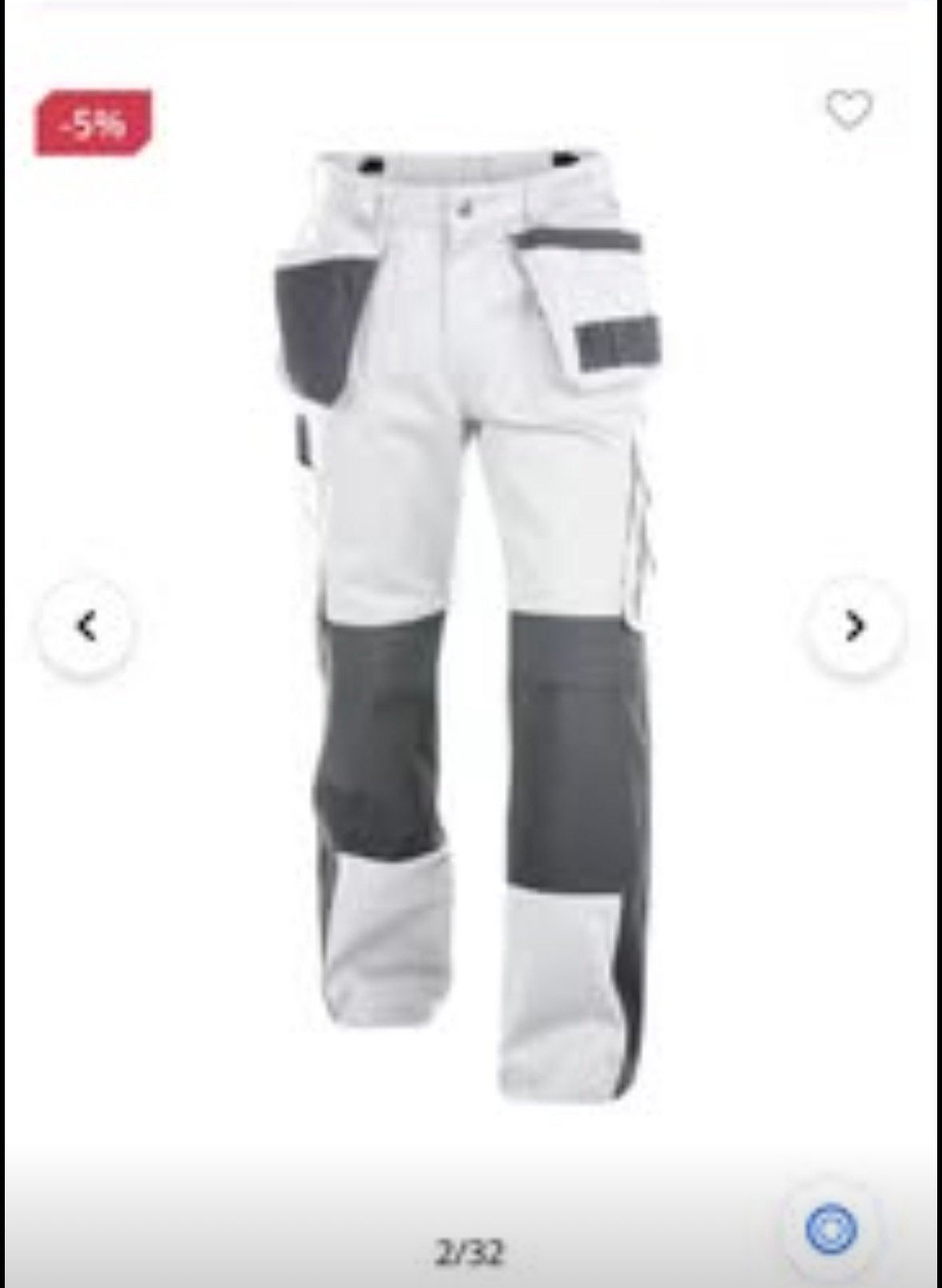 Pantalon de travail homme taille 42 (nouveau), Tuin en Terras, Werkkleding, Ophalen of Verzenden, Nieuw, Heren, Broek
