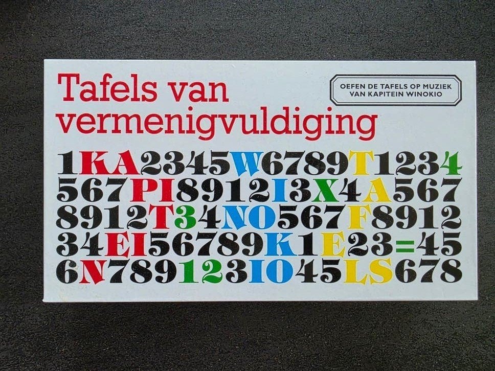 Buscemi - Tafels van Vermenigvuldiging Kapitein Winokio, Ophalen, Zo goed als nieuw, Educatief