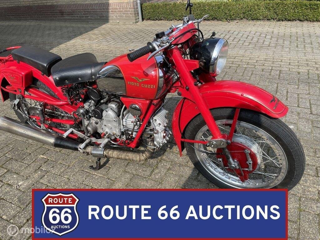 Moto Guzzi Falcone Sport | 1954 | Route 66 Auctions, Motoren, Gebruikt, Overig, Handgeschakeld