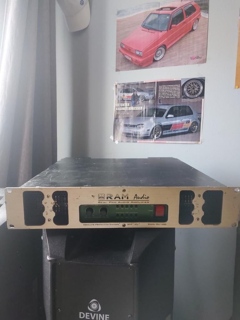 Ram audio bu-1400 versterker, Enlèvement, Utilisé, 120 watts ou plus