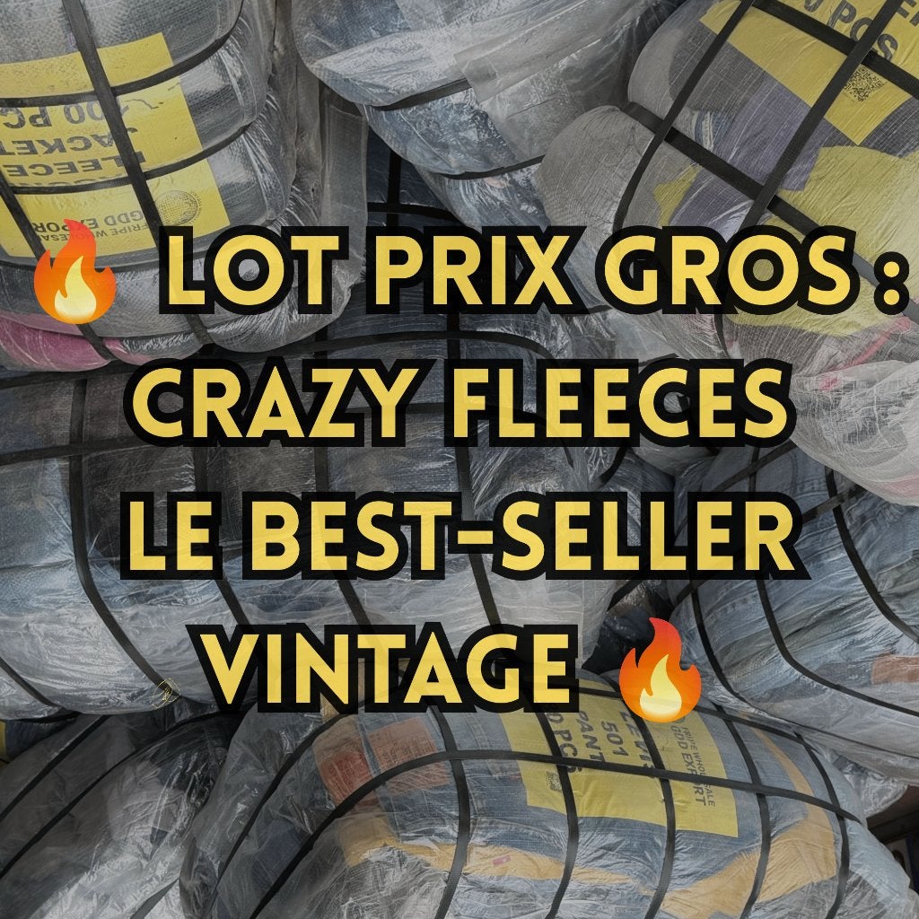 LOT PRIX GROS : Crazy fleeces-Le Best-Seller Vintage, Enlèvement ou Envoi, Comme neuf, Autres tailles, Multicolore