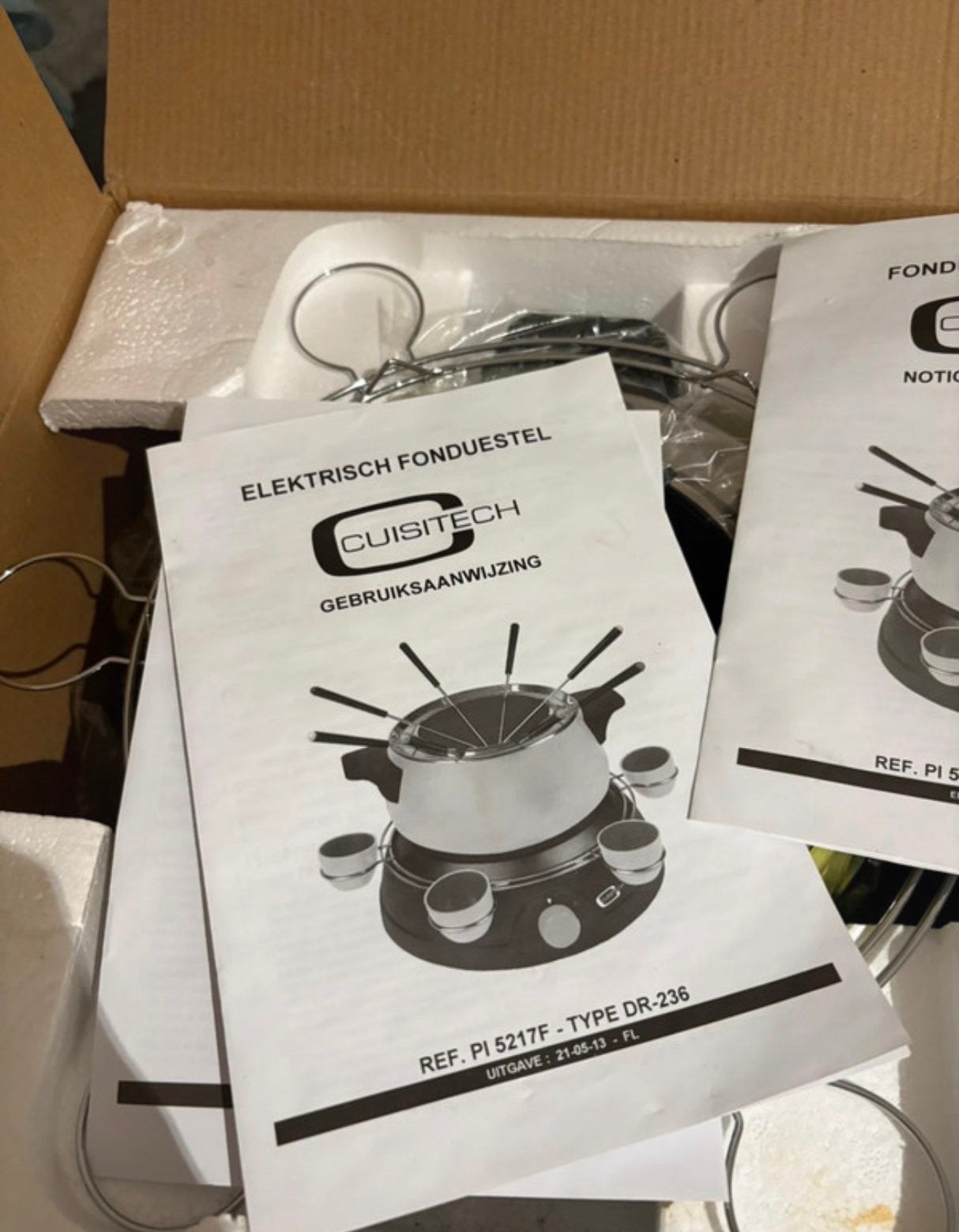 Fondue set voor 4-6 personen NIEUW, Elektronische apparatuur, Fonduesets, Ophalen, Nieuw, Elektrisch, Fondueset