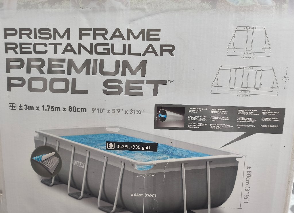 INTEX ZWEMBAD, Ophalen, 80 tot 120 cm, Opzetzwembad, 200 tot 400 cm