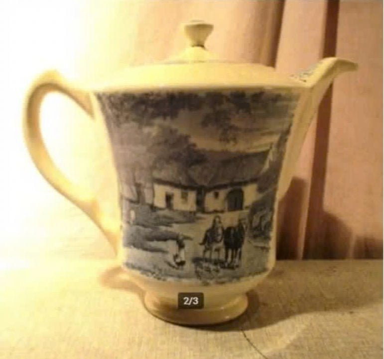 Belle cafetière ancienne en céramique Maastricht Boerenhoeve, Enlèvement ou Envoi