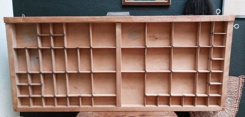 Letterkast 82,5 op 36,5 cm, Ophalen, Gebruikt