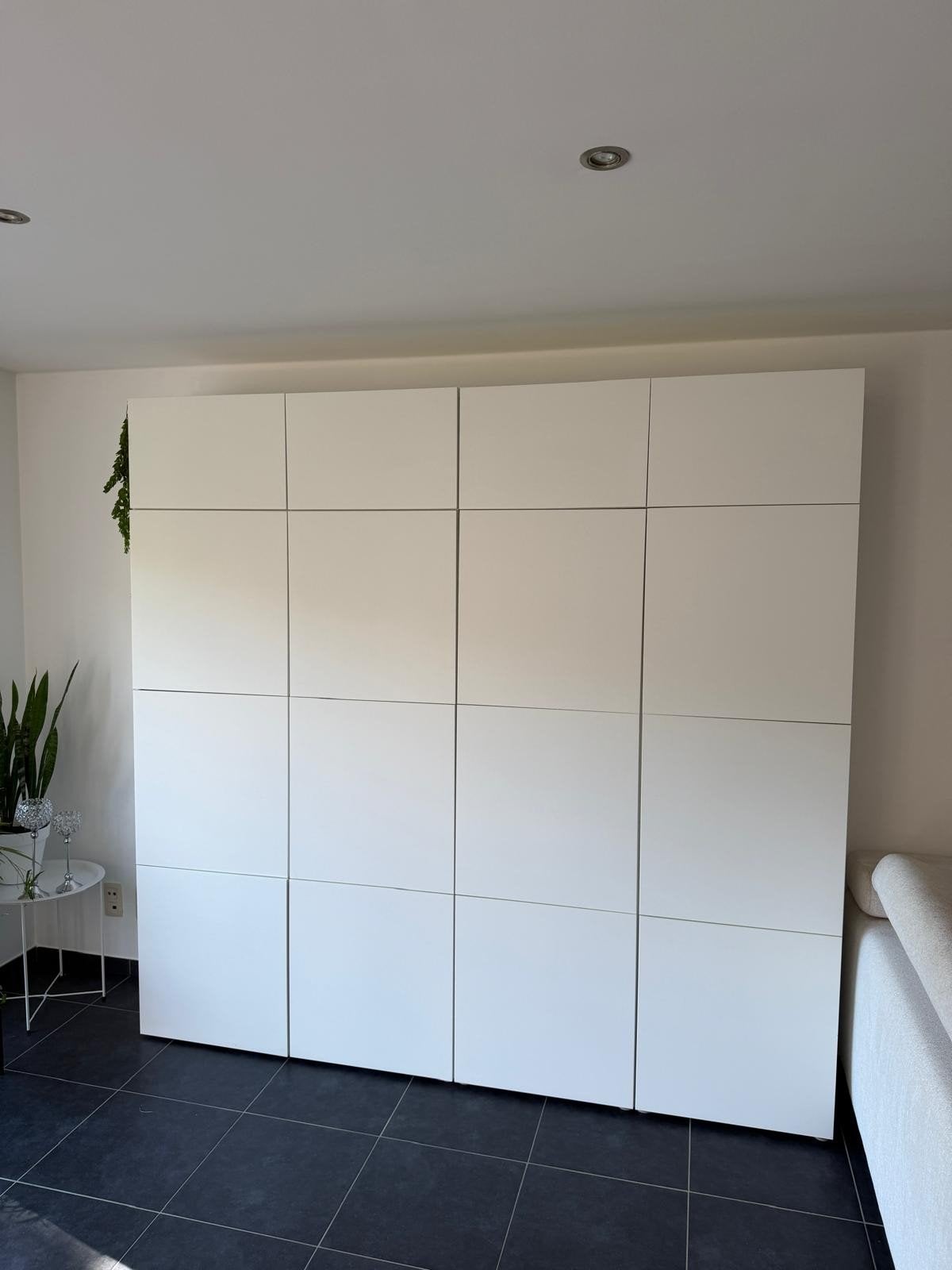 witte wandkast., Huis en Inrichting, Ophalen, Zo goed als nieuw, Met deur(en)