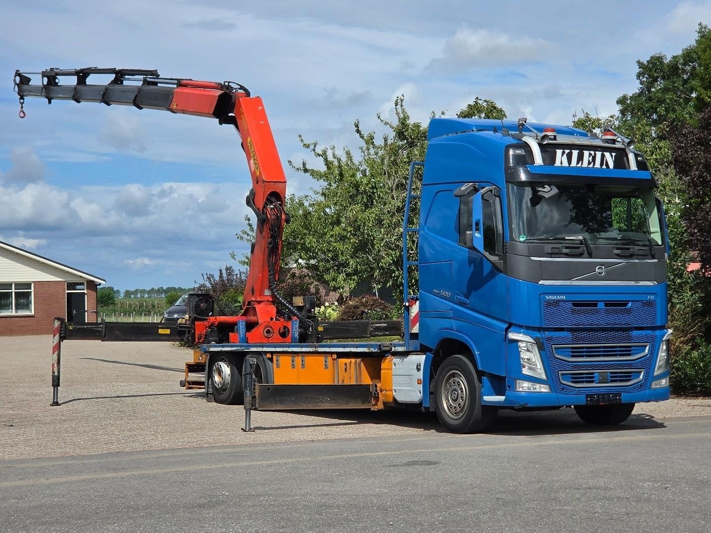 Volvo FH 500 6x2! PALFINGER 42TM! RADIO REMOTE!2017! DK1271, Automaat, Euro 6, Blauw, Bedrijf