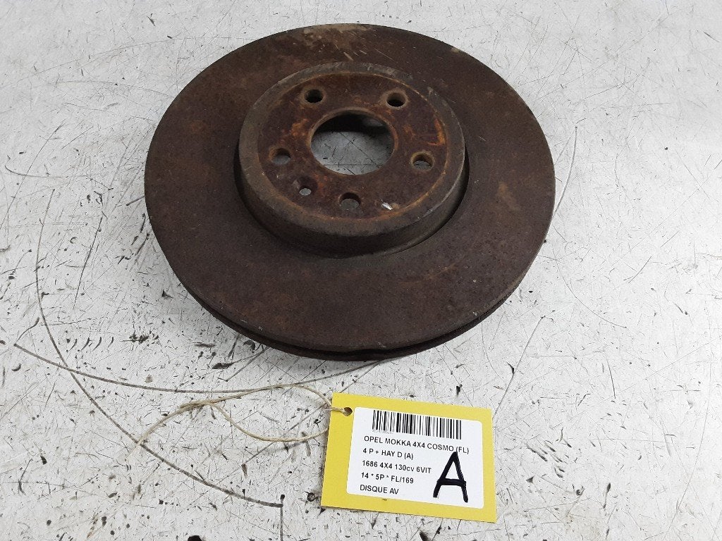 REMSCHIJF VOOR Opel Mokka / Mokka X (01-2012/12-2019), Auto-onderdelen, Gebruikt, Opel, Opel Automobile GmbH, Kontakt-opel@opel.com