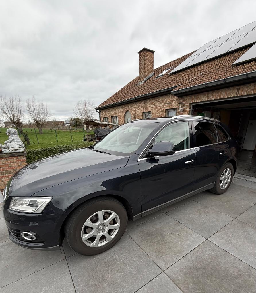 Audi Q5, Voorwielaandrijving, Q5, Blauw, Leder
