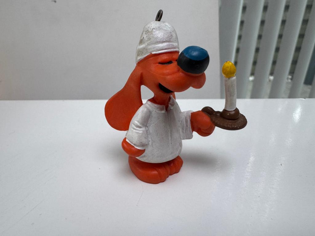 Miniatuur Bollie met slaapkleed - Schleich, Verzamelen, Poppetjes en Figuurtjes, Gebruikt, Ophalen of Verzenden