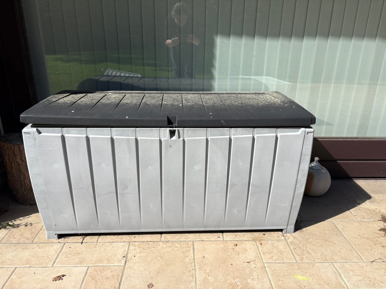 Opbergkoffer - Kist voor materiaal - buiten, Tuin en Terras, Ophalen, Gebruikt