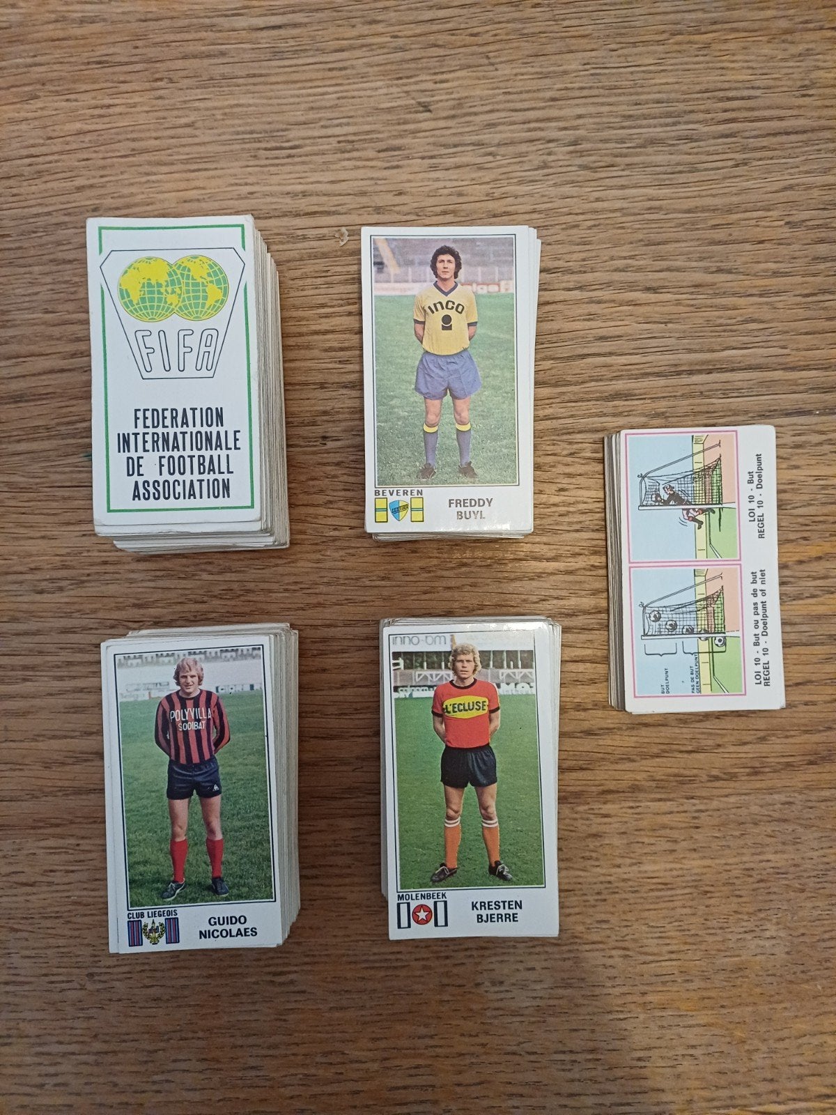 Panini lot stickers Football Belgium 76 (412/432), Ophalen of Verzenden