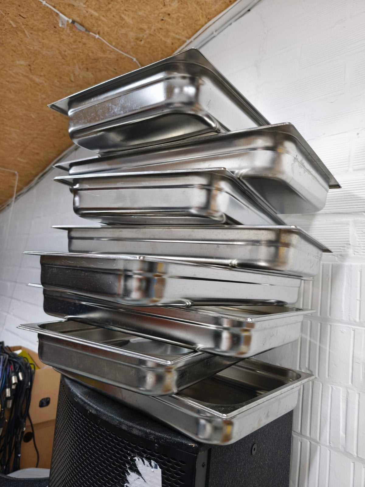 8 x gastronorm oven platen 6cm diepte