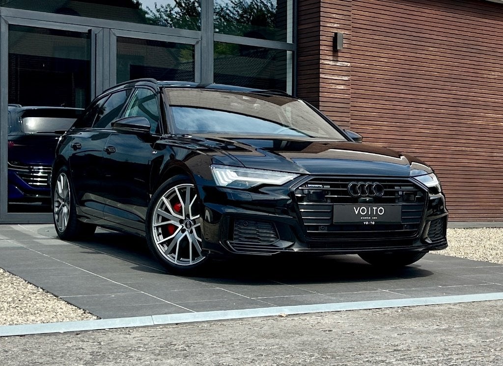 Audi A6 Avant 55TFSIe Quattro Comp S-LINE/PANO/MATRIX/ACC, Auto's, Automaat, 4 cilinders, 35 g/km, Zwart