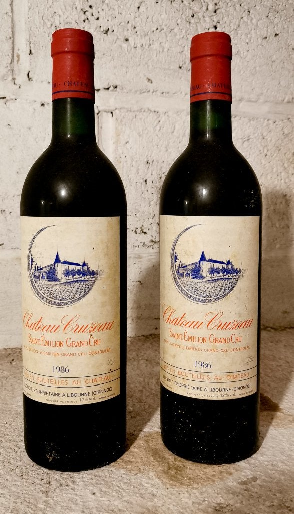 Collection de 14 bt de vieux bordeaux - 1964-1988, Enlèvement, France, Vin rouge, Pleine