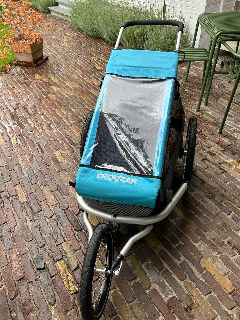 Fietskar Croozer 1 kind, Fietsen en Brommers, Fietsaccessoires | Aanhangwagens en Karren, Ophalen, Gebruikt, Kinderkar, Thule