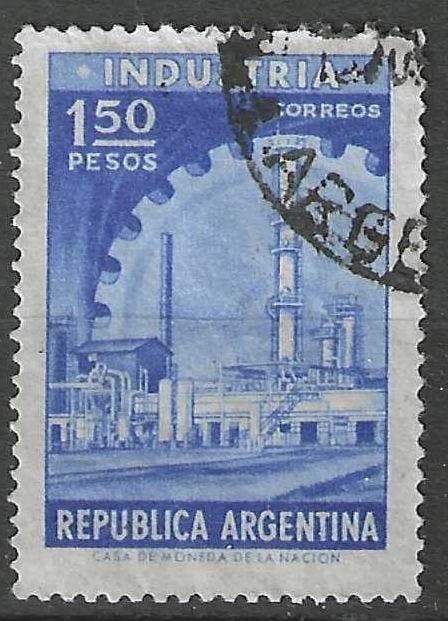 Argentine 1954/1959 - Yvert 547B - Industrie (ST), Envoi, Affranchi