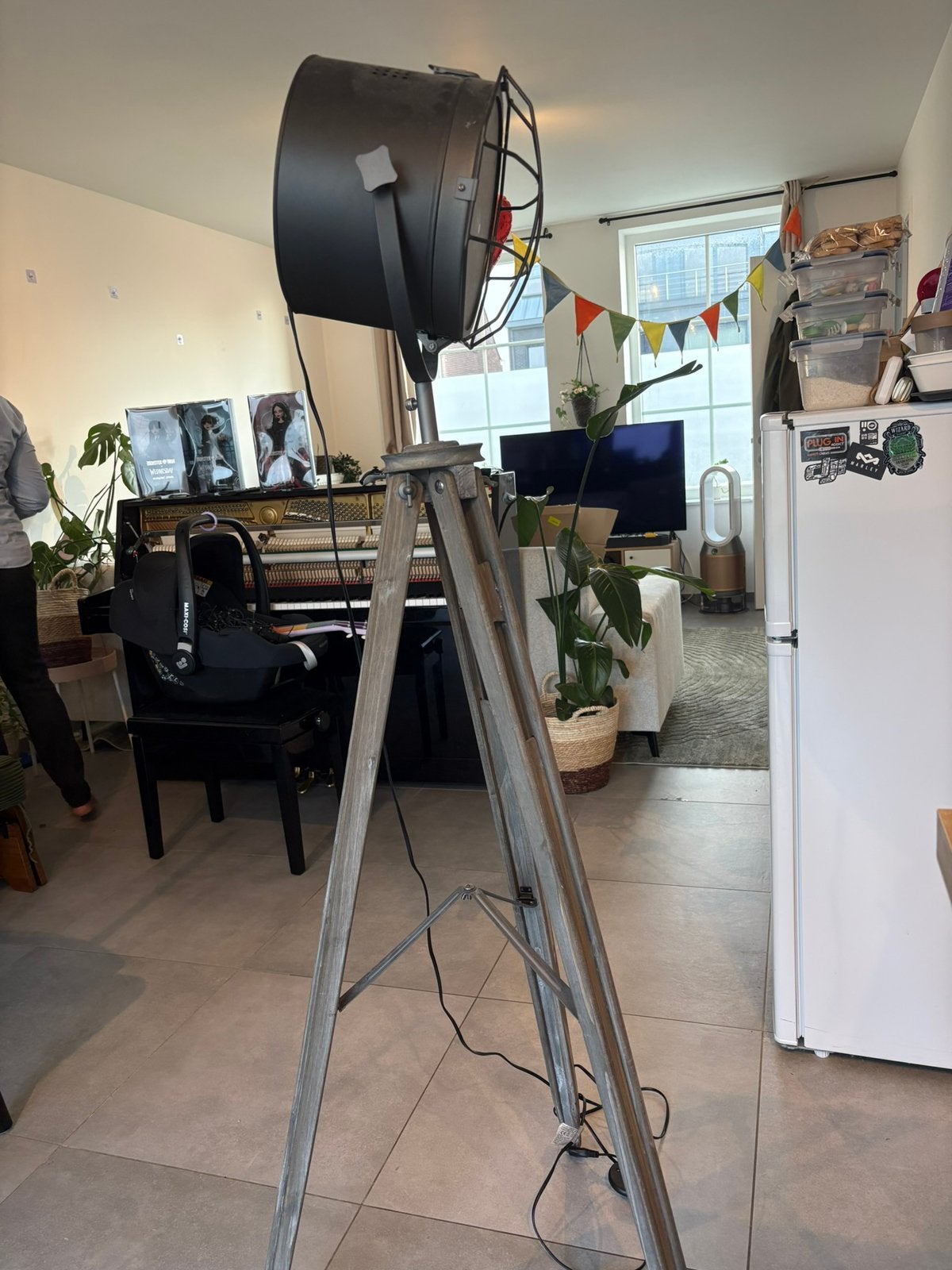 Lampe de salon, Enlèvement ou Envoi, Comme neuf, 100 à 150 cm