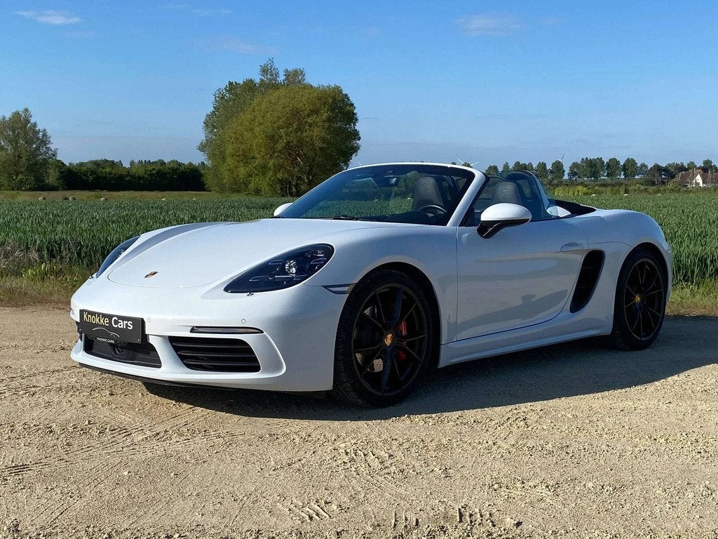 Porsche 718 " S " PDK,PSM,Memory seats,Alu velgen 20",parkee, Gebruikt, Cabriolet, Wit, Leder