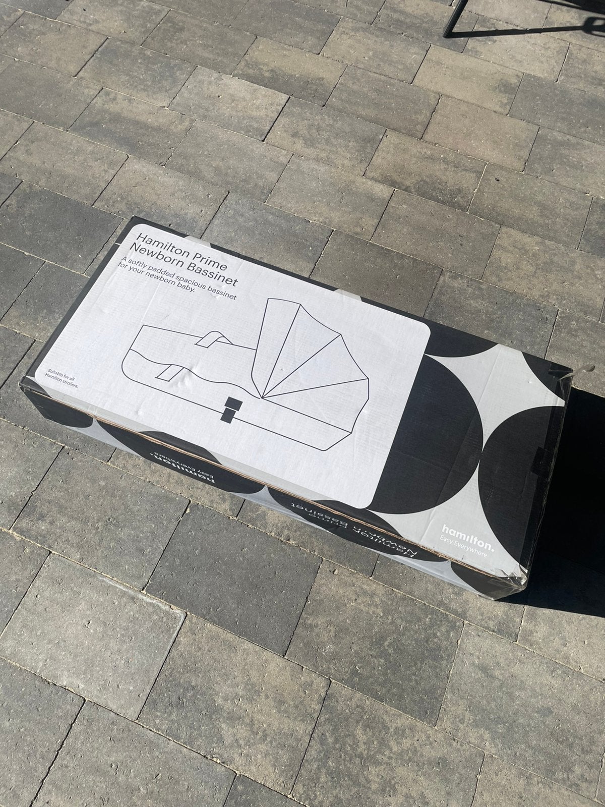 Hamilton reiswieg/bassinet zwart NIEUW in de doos, Kinderen en Baby's, Buggy's, Ophalen, Nieuw