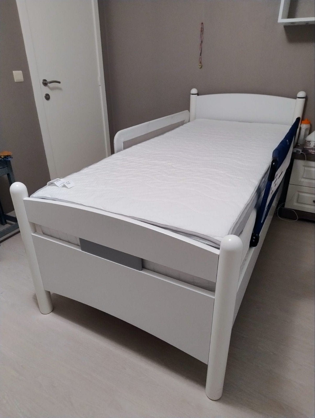 wit eenpersoons bed 90/200, Huis en Inrichting, Ophalen, Eenpersoons, Wit