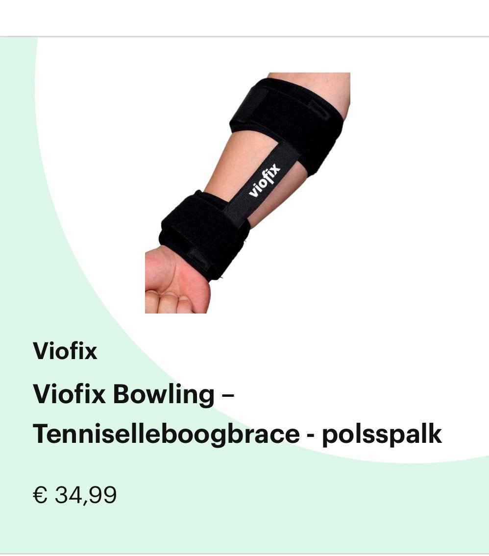 Brace tennizelleboog - Viofix, Diversen, Braces, Ophalen of Verzenden, Nieuw