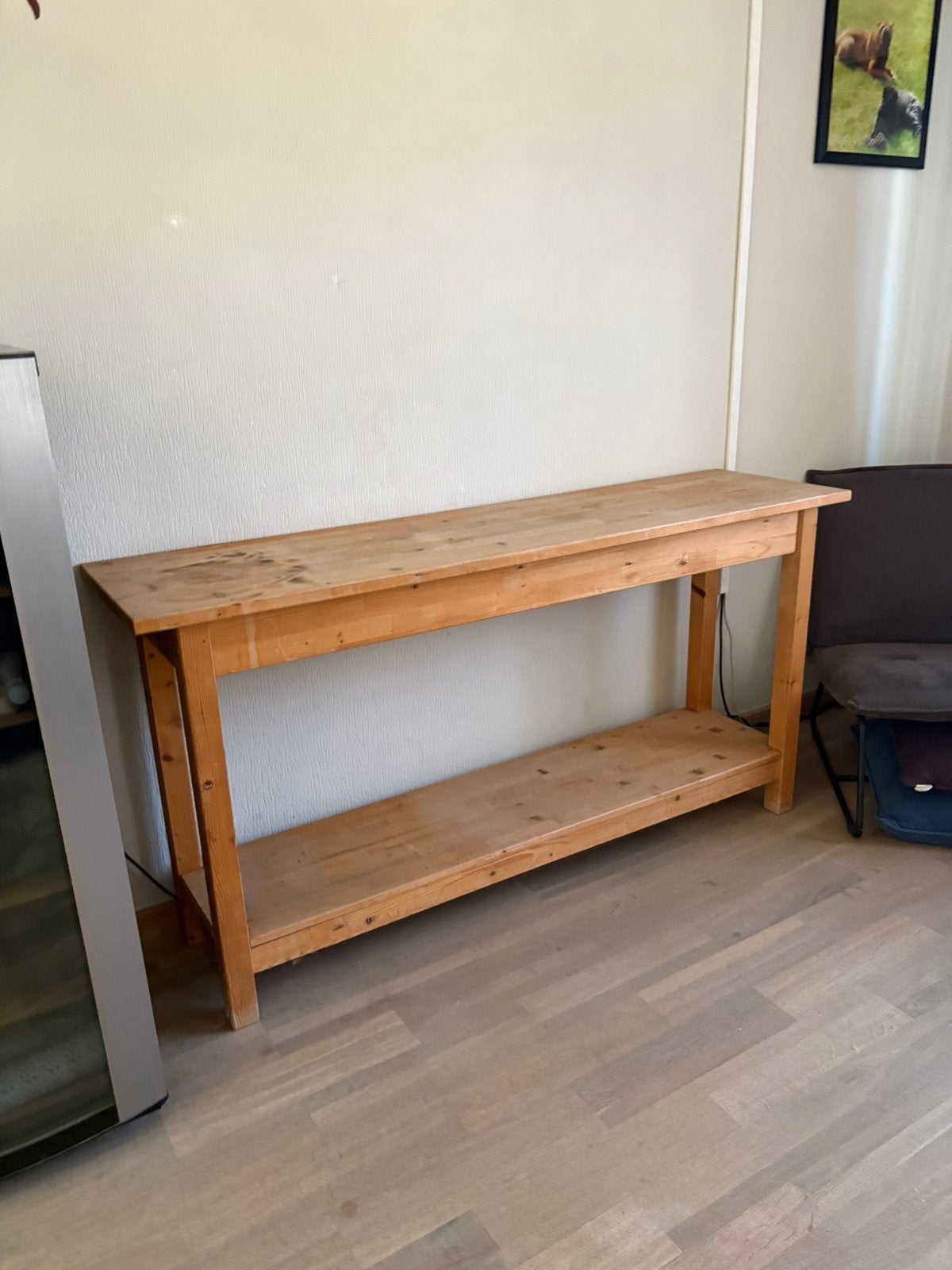 Sidetable hout 170x 45x 87 cm, Huis en Inrichting, Tafels | Sidetables, Ophalen, Zo goed als nieuw