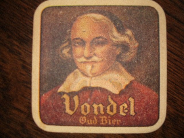 Tapis à bière Vondel Meulebeke 12 : 94 x 94 mm, Enlèvement ou Envoi, Utilisé, Sous-bock