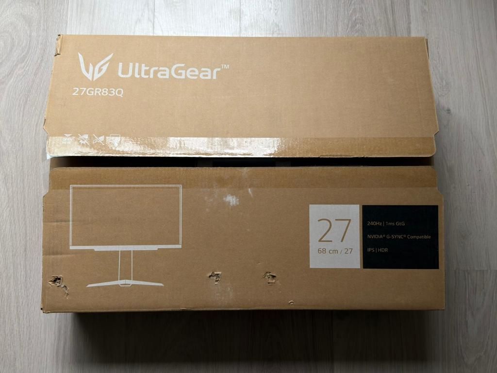 LG UltraGear 27GR83Q-B, Computers en Software, Monitoren, IPS, Zo goed als nieuw, 1 tot 2 ms, Samsung, LG