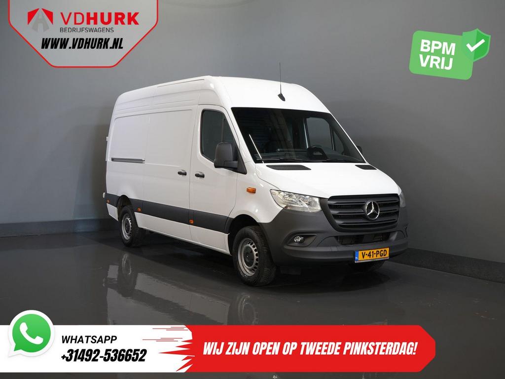 Mercedes-Benz Sprinter 317 CDI Aut. L2H2 BPM VRIJ! 3.5t Trek, Auto's, Automaat, Wit, Mercedes-Benz, Bedrijf