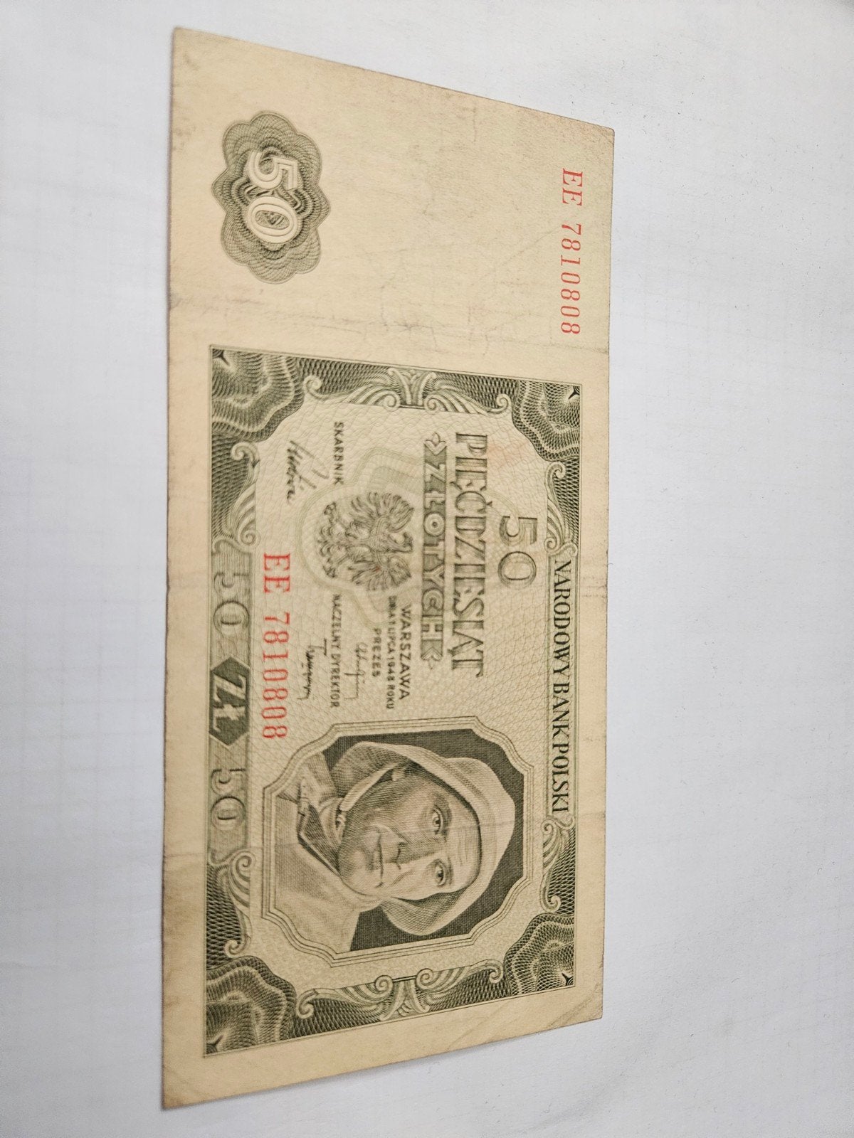 50 zlotych Pologne Année 1948, Enlèvement ou Envoi, Pologne, Billets en vrac