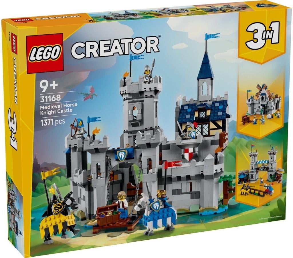 Lego Creator 3in1 31168 Middeleeuws kasteel NIEUW in Doos, Nieuw, Ophalen of Verzenden, Compleet, Lego