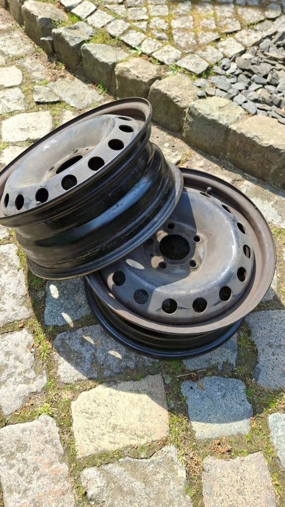 Stalen velgen per 2st 16 inch 5x112 ET50, Ophalen, Gebruikt, Opel