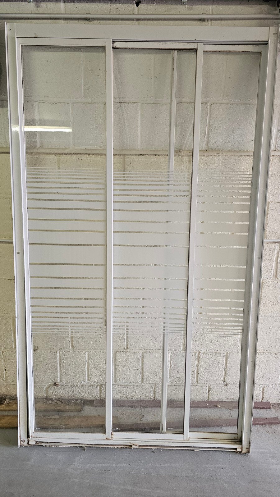 douche schuifdeur, Ophalen