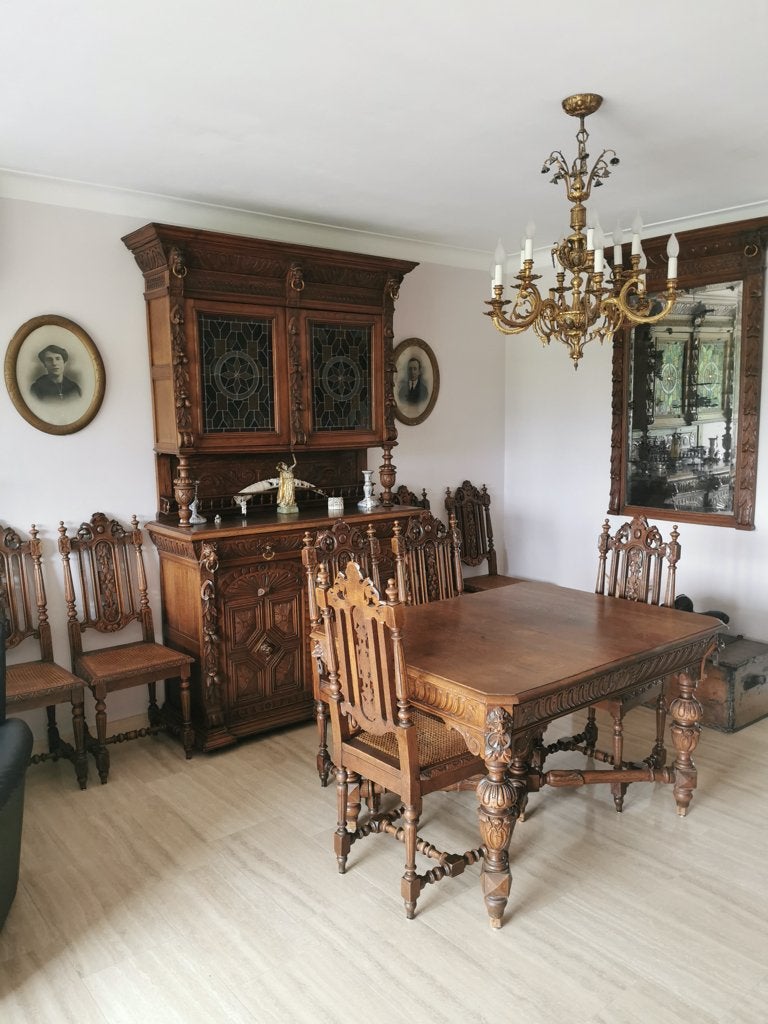 VOLLEDIGE ANTIEKE MECHELSE EETKAMER, Ophalen