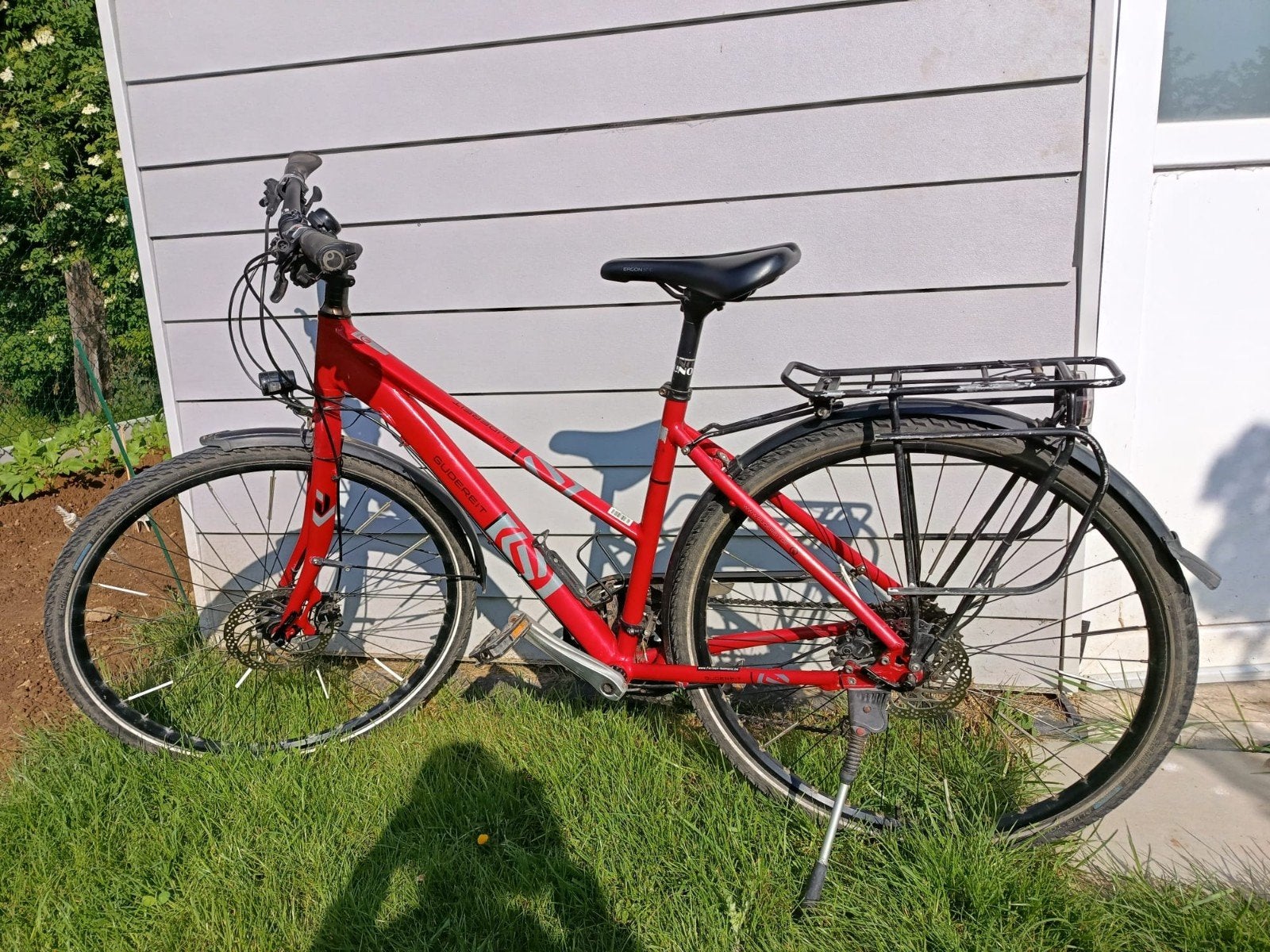 GUDEREIT lichtgewicht trekkingfiets, Enlèvement